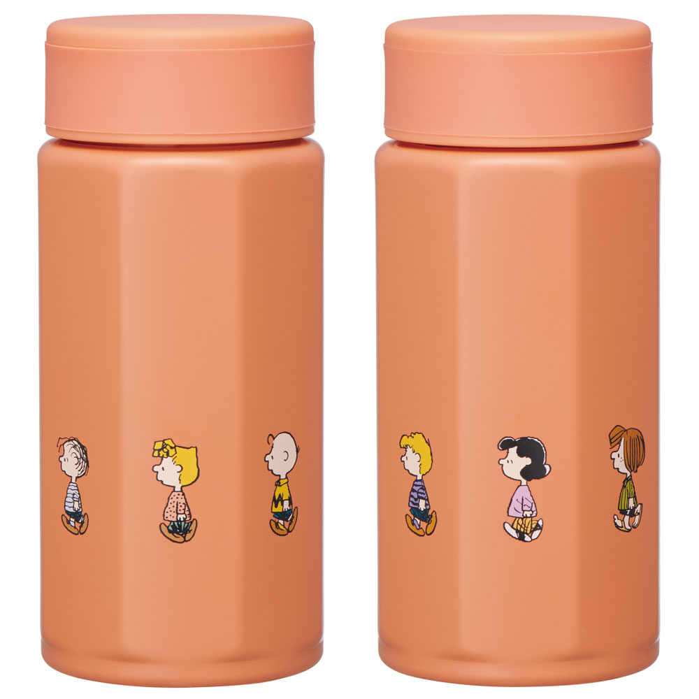 八角形 ステンレス マグ ボトル 水筒 350 350ml 直飲み 保温 保冷 おしゃれ スケーター skater STO4 スヌーピー SNOOPY ピーナッツ 女性 レディース