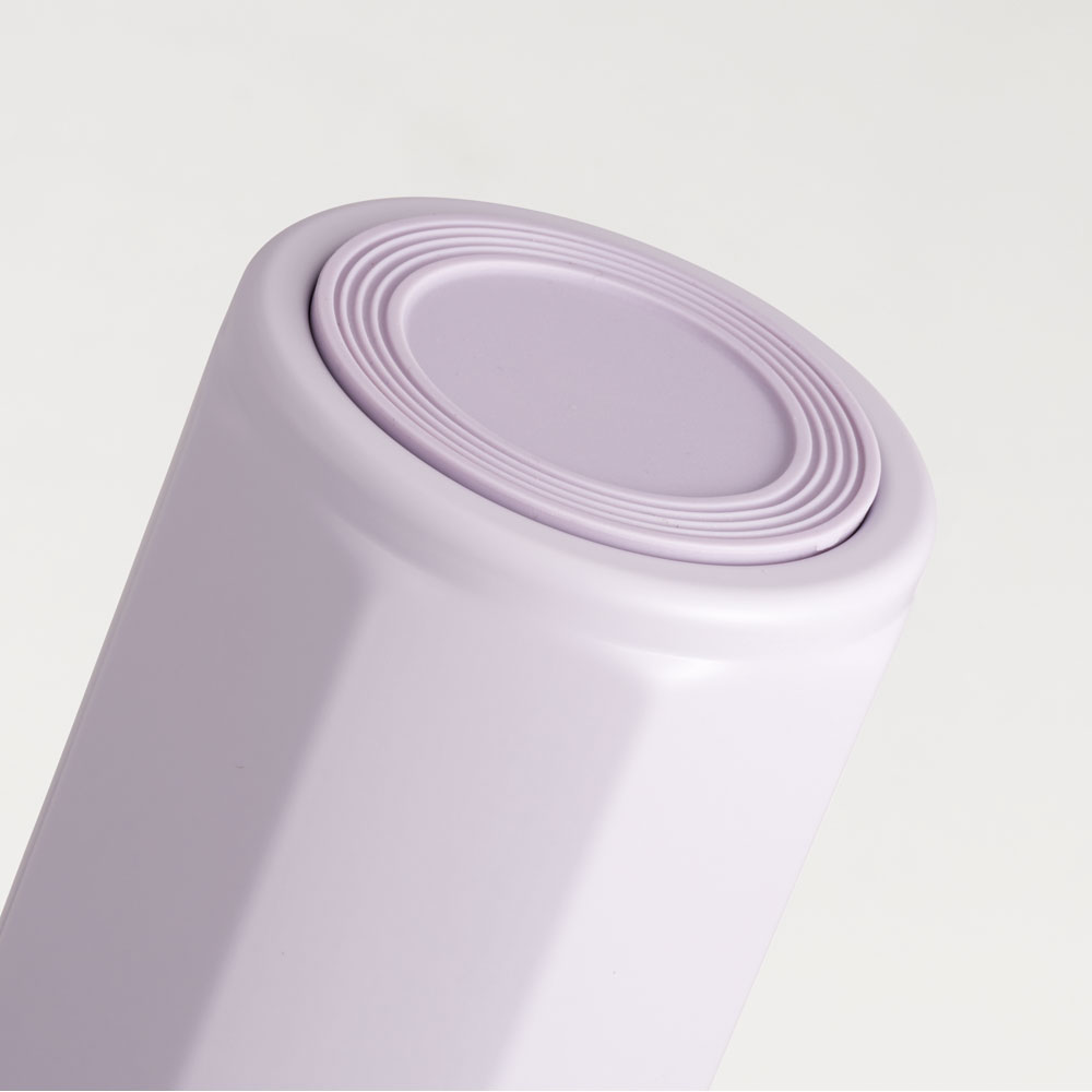 八角形 ステンレス マグ ボトル 水筒 350 350ml 直飲み 保温 保冷 おしゃれ スケーター skater STO4 セピア カラー ラベンダー