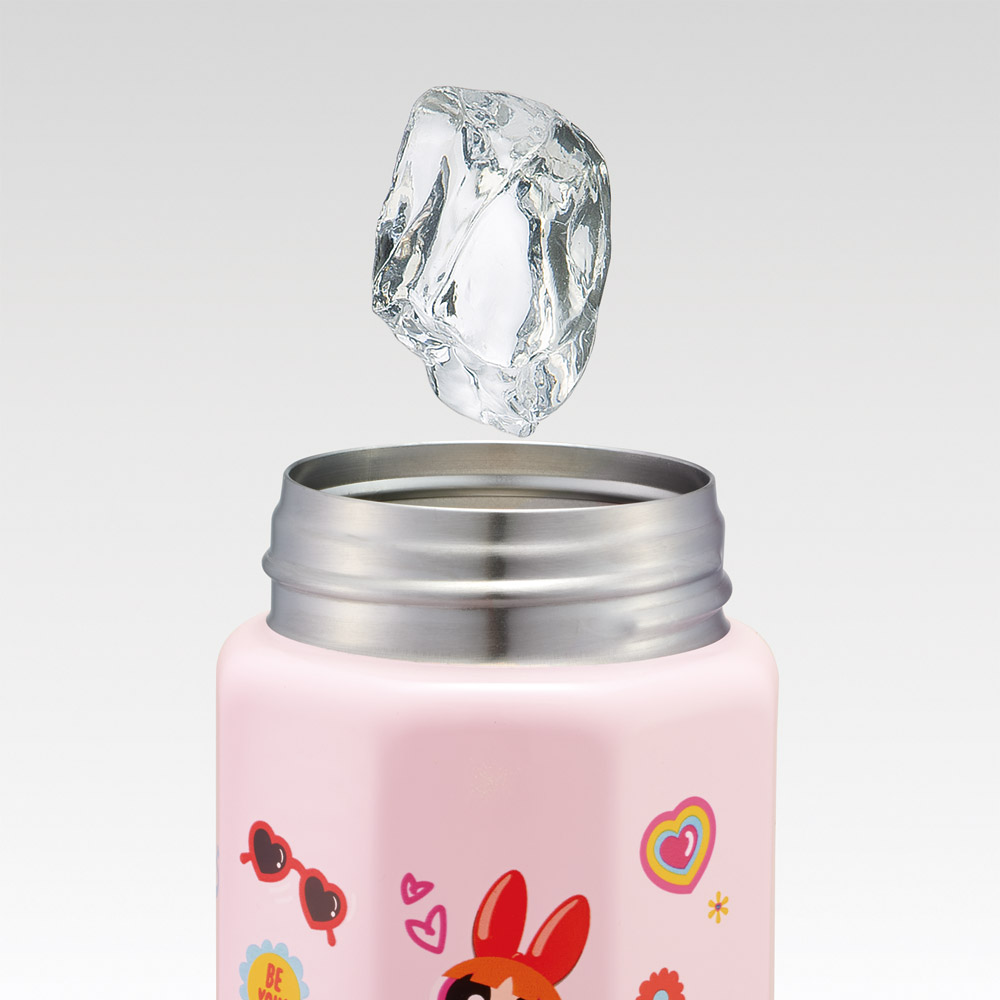 八角形 ステンレス マグボトル 水筒 350ml 保冷 保温 直飲み 大人 キャラクター skater スケーター STO4 パワーパフガールズ グッズ