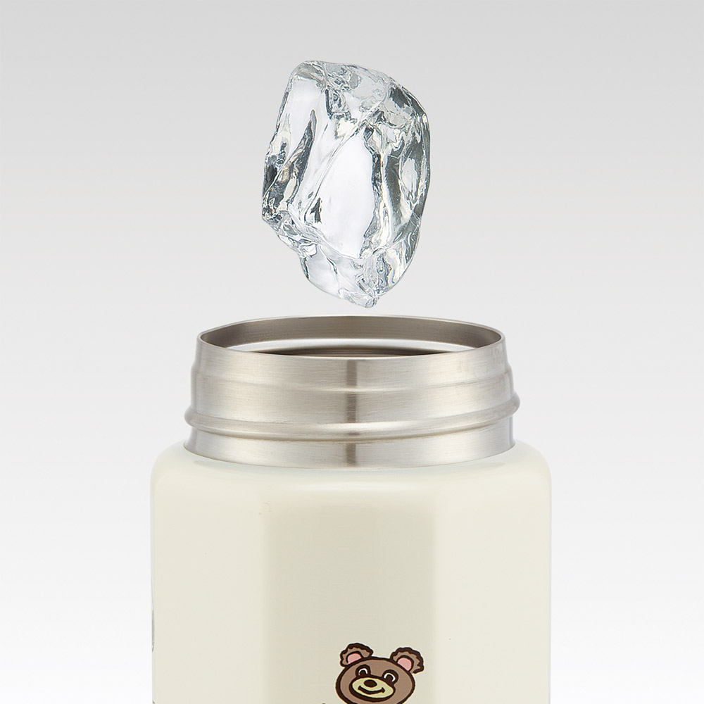 スケーター 水筒 500ml ステンレス 保冷 保温 直飲み 八角形 マグボトル 大人 キャラクター skater STO5 スヌーピー SNOOPY and BEAR ピーナッツ 女性