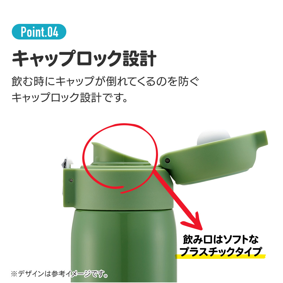 スケーター 水筒 480ml ワンタッチ ステンレス 子供 キッズ 直飲み キャラクター 保冷 保温 skater STOT5 ムーミン Moomin リトルミイ フラワー【ステンレスボトル ステンレス ボトル おしゃれ マグ ワンプッシュ】