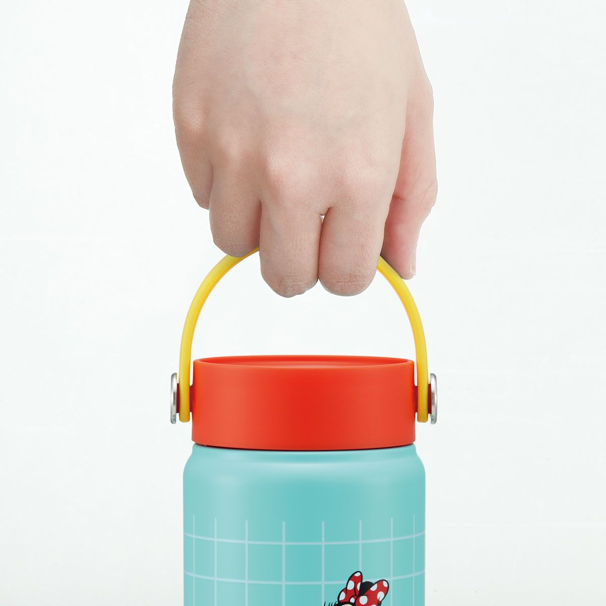 スケーター 水筒 マグボトル ソフトハンドル付き 保温 保冷 ステンレス ボトル 直飲み skater STSH5 ミッキー&フレンズ グリッド ミッキーマウス【保冷保温 マイボトル おしゃれ ハンドル付き 大人 子供】