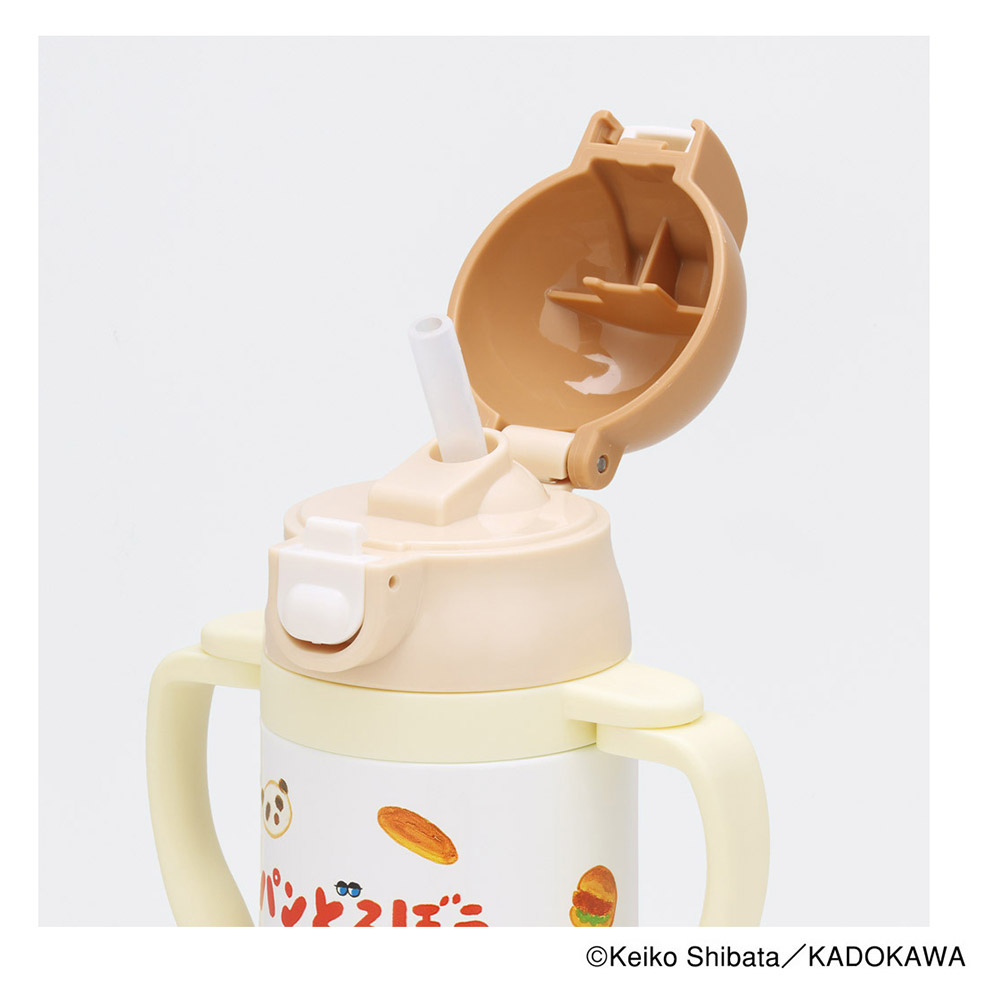 【送料無料】保冷 ステンレス ストローマグ 350ml ベビーマグ ベビー 水筒 赤ちゃん マグ skater スケーター STWM3N パンどろぼう 食ぱん 絵本キャラ 男の子 女の子【トレーニングマグ 子供 ワンプッシュ かわいい ギフト】