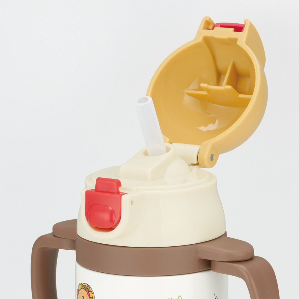 【送料無料】保冷 ステンレス ストローマグ 350ml ベビーマグ ベビー 水筒 赤ちゃん マグ skater スケーター STWM3N バーガーコンクス BURGER CONX 男の子 女の子【トレーニングマグ 子供 ワンプッシュ かわいい ギフト】