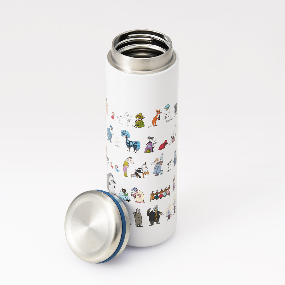 スケーター ステンレス マグ ボトル 水筒 450ml 保温 保冷 真空二重構造 直飲み おしゃれ skater STX5 ムーミン 80 Moomin リトルミイ 女性 レディース【マイボトル ステンボトル 子供 キッズ 大人】