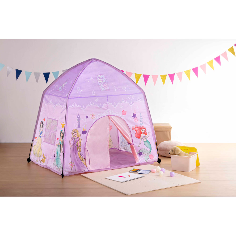 キッズ テント 屋内専用 おうち プレイスペース 子供 遊び場 室内 スケーター skater TENT1 ディズニー プリンセス 女の子 女子【こども お家 アウトドア お部屋 テント かわいい】