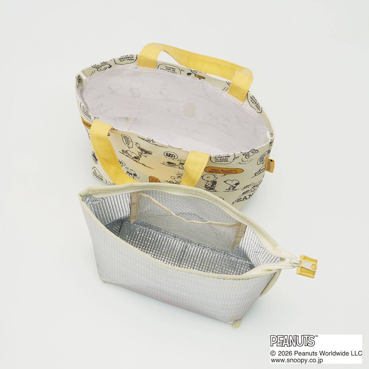 スケーター 洗える 帆布 ランチバッグ 保冷 インナーバッグ かばん お弁当 バッグ skater YEBCW1 スヌーピー SNOOPY ピーナッツ 女性 レディース【弁当 保冷バッグ 手提げバッグ 手提げかばん おしゃれ】