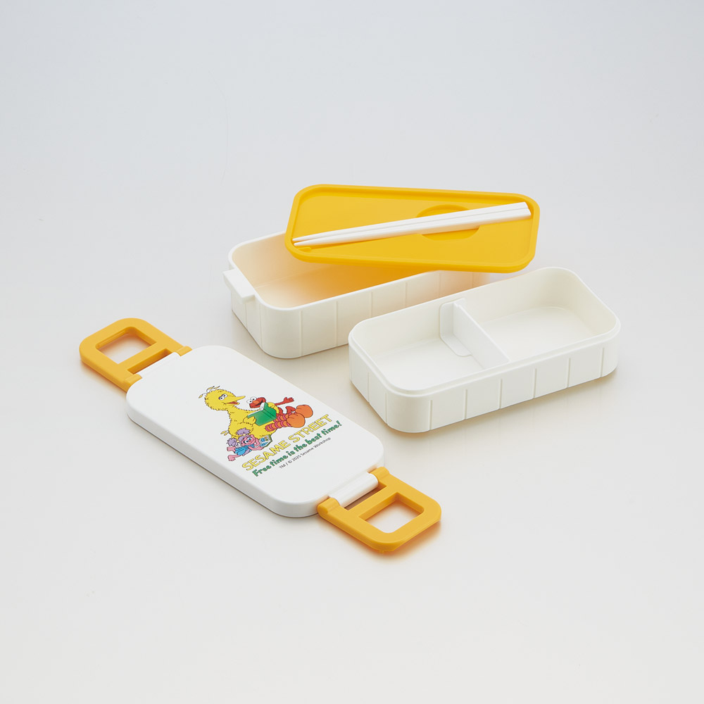 スケーター お弁当箱 弁当箱 お弁当 ランチボックス 2段 二段 箸付き 高校生 中学生 小学生 skater YZW3 セサミストリート セサミ 男の子 女の子 女子【もれない 漏れない かわいい 可愛い ランチ 子供 キッズ】