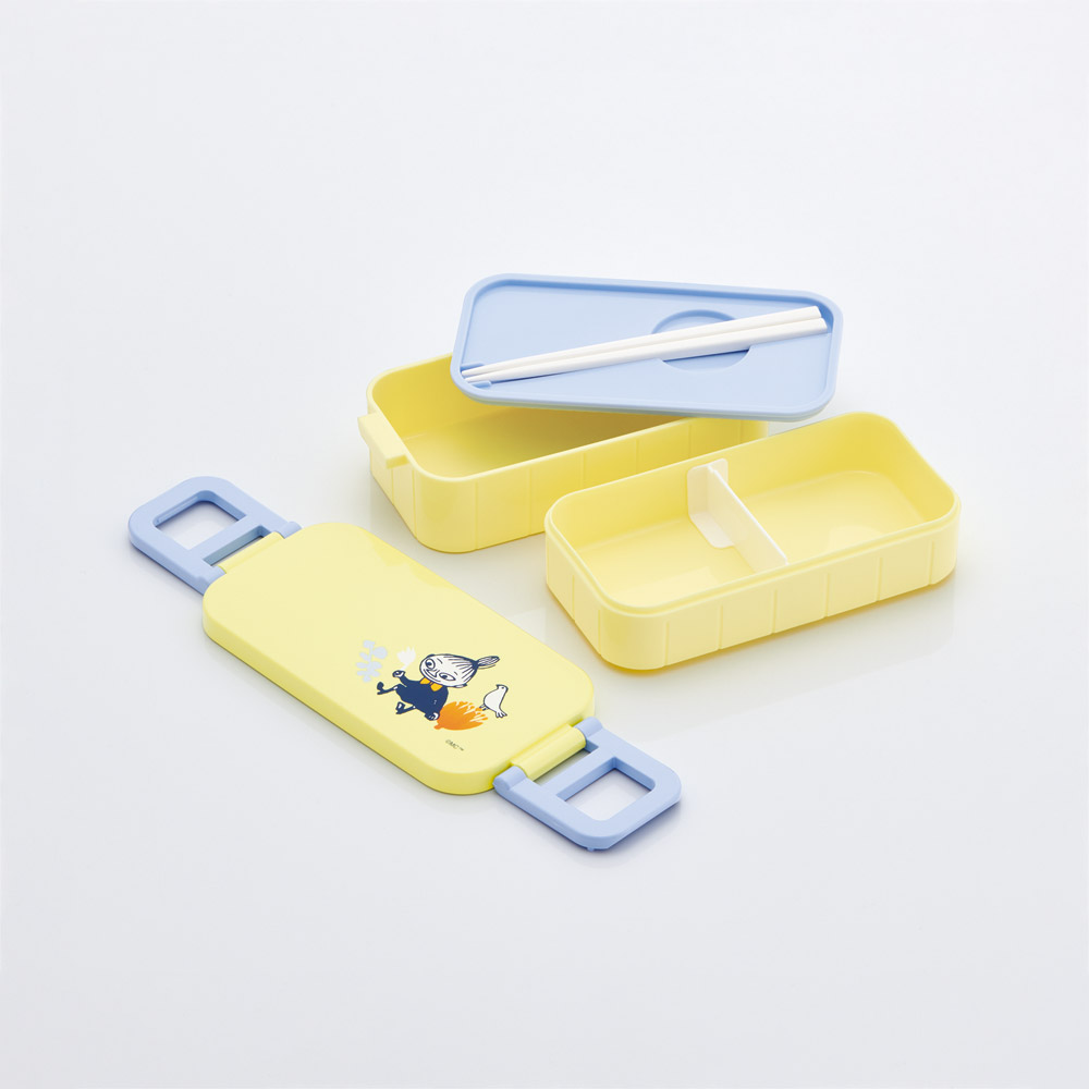 スケーター お弁当箱 弁当箱 お弁当 ランチボックス 2段 二段 箸付き 高校生 中学生 小学生 skater YZW3 ムーミン Moomin リトルミイ フラワー【もれない 漏れない かわいい 可愛い ランチ 子供 キッズ】