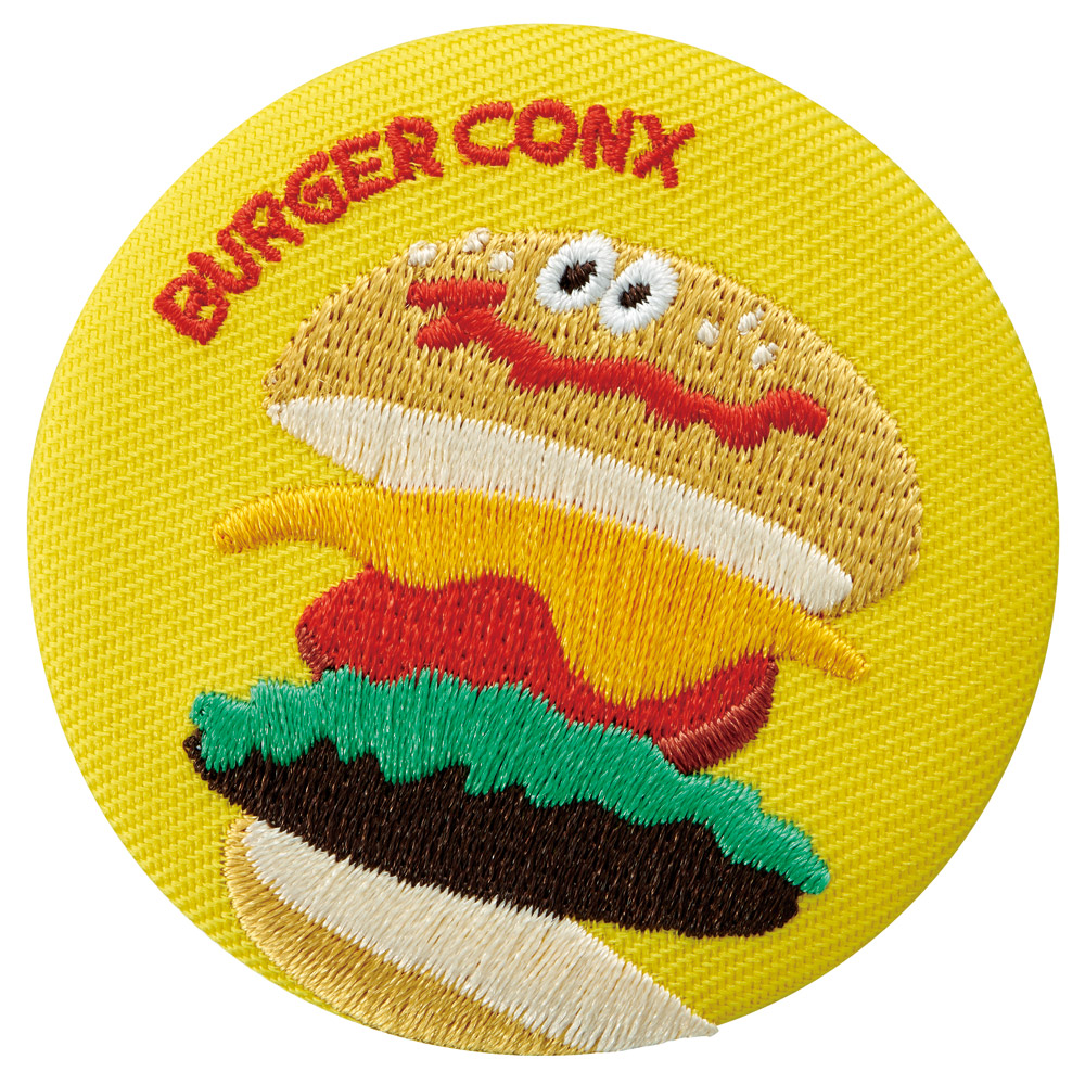 スケーター 刺繍缶バッジ 8個入り キャラクター 刺繍 缶バッジ 全8種類 カンバッジ ZSCB56 skater バーガーコンクス BURGER CONX 男の子 女の子【おしゃれ かわいい キッズ 子供 目印 ポイント】