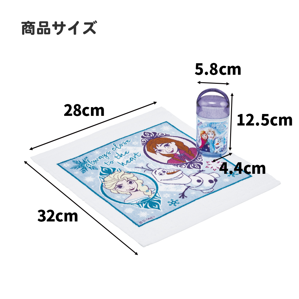 抗菌ケース付おしぼり アナと雪の女王25/OA5AG_4973307690303