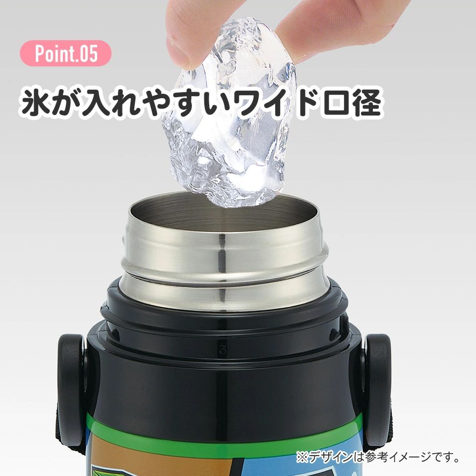 超軽量 直飲み ダイレクトステンレスボトル 470ml マインクラフト25/SDC4_4973307698996