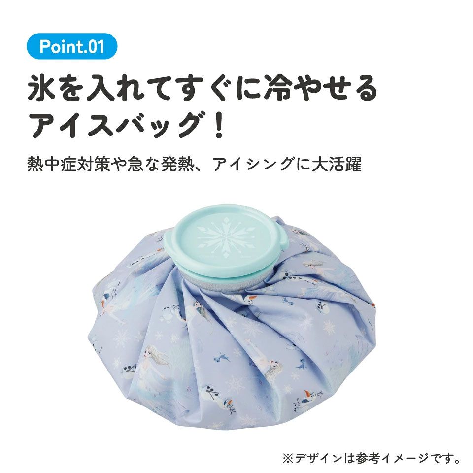 氷嚢 氷のう Mサイズ 直径約20cm アイスバッグ アイスパック アイシング 冷却 skater スケーター ICB2 アナと雪の女王 2 アナ雪 ディズニー 女の子 女子【キャラクター グッズ 暑さ対策】