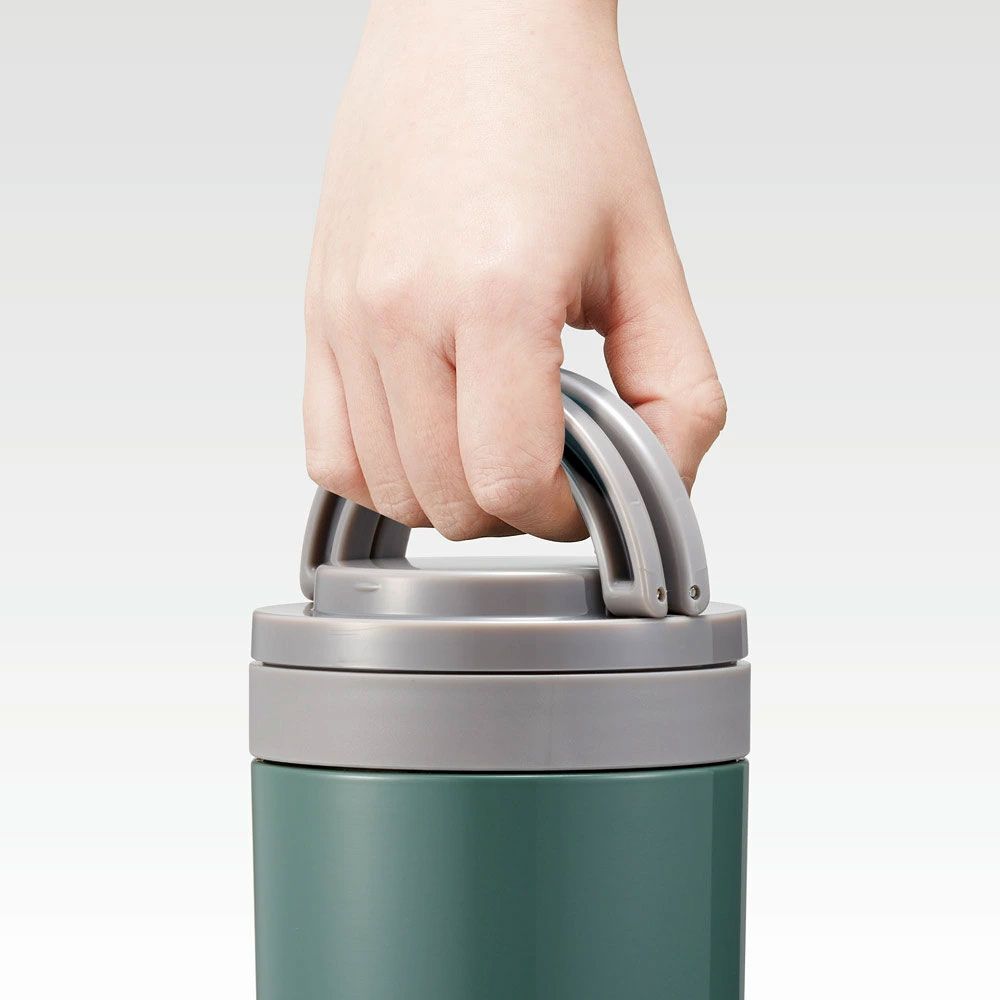【送料無料】折りたたみ ハンドル付き 保温 保冷 デリカポット 500ml お弁当 ランチ スケーター skater LJFO5AG グローバルカラー エバーグリーン