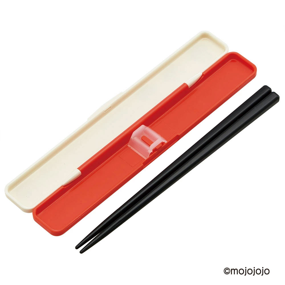 スケーター お箸セット 食洗機対応 箸入れ カトラリー お弁当 箸 skater カトラリーセット ABC3 mojojojo モジョジョジョ グッズ【カトラリーケース 蓋付き ギフト おはしセット 大人 子供 箸ケース】