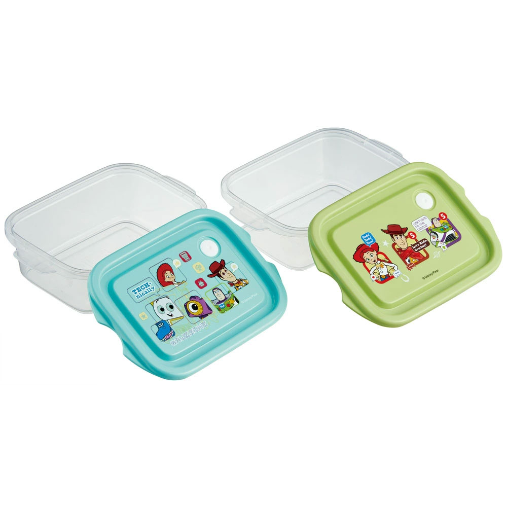 スケーター 保存容器 弁当箱 フードコンテナ シールボックス 2個セット 500ml プラスチックskater FCN2W トイストーリー5 トイ・ストーリー 男の子 女の子【おしゃれ 食品保存 食材保存 シンプル お弁当 ランチボックス】