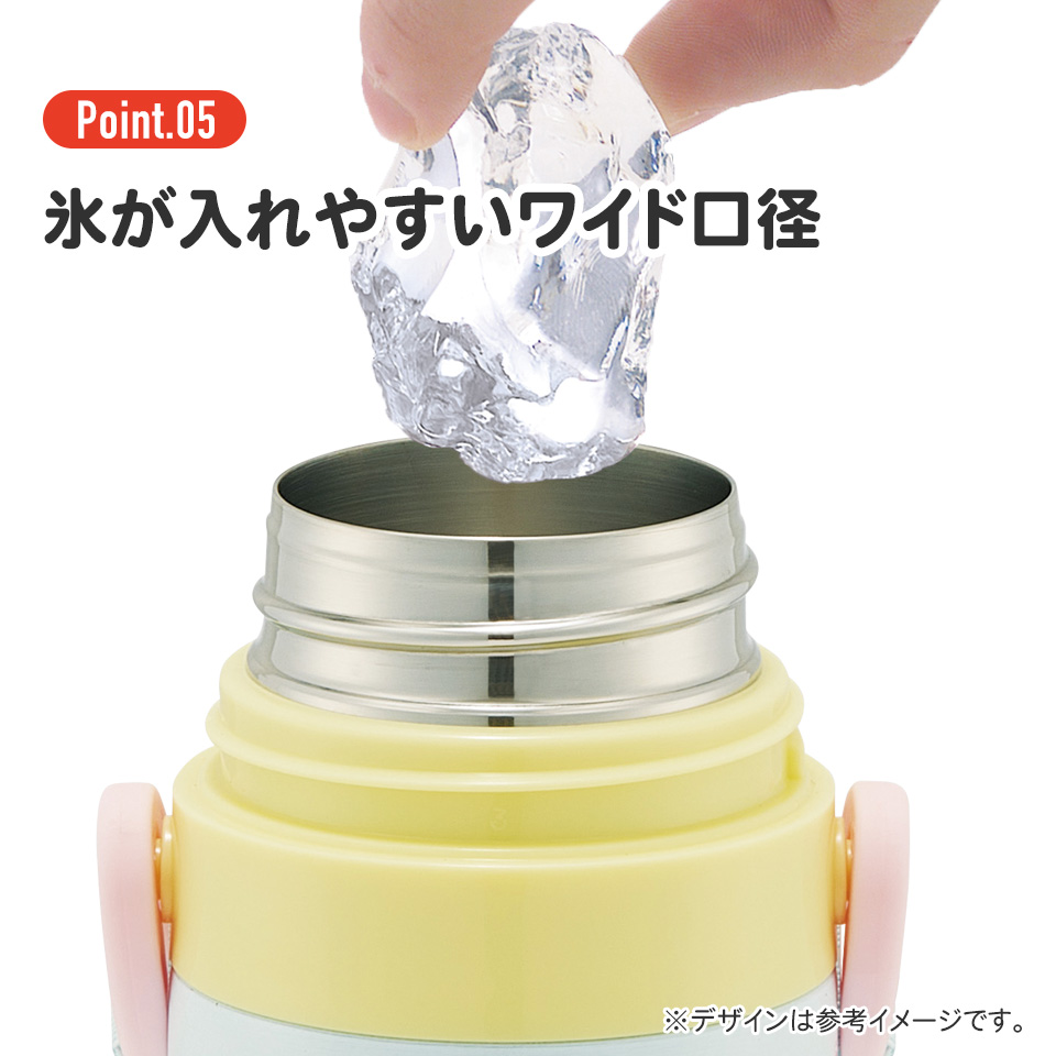 【送料無料】超軽量2WAYステンレスボトル 470ml/430mlアリエル24/SKDC4_4973307659034