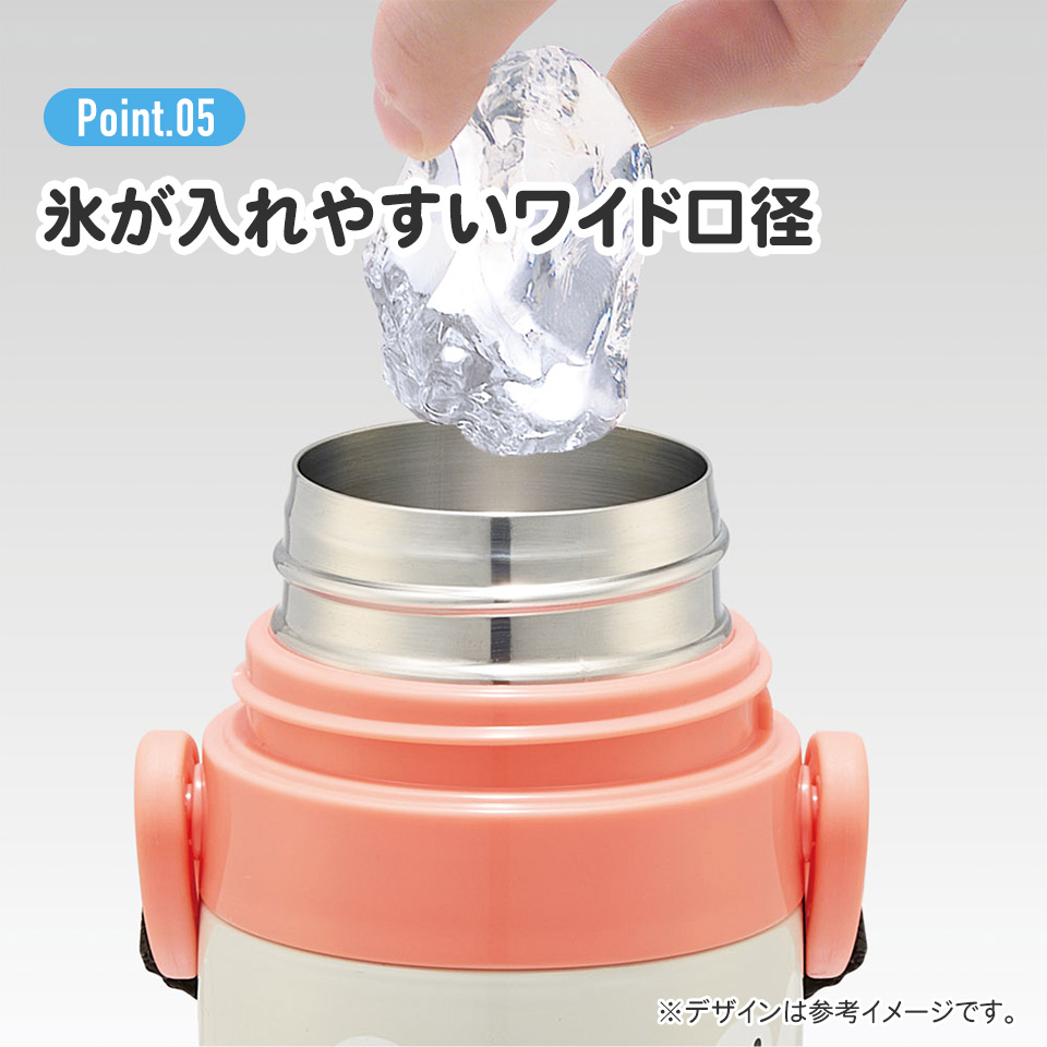 【送料無料】超軽量2WAYステンレスボトル 470ml/430mlベイマックス/SKDC4_4973307596063