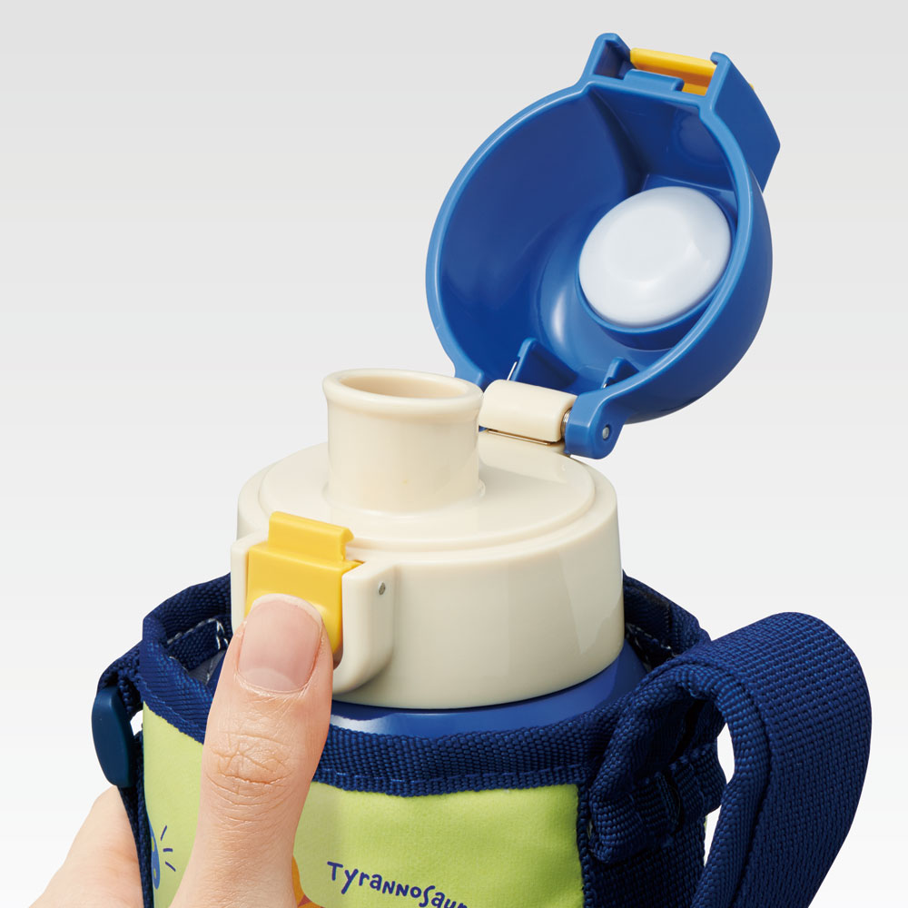 カバー付ダイレクトステンレスボトル 400ml ディノサウルス ピクチャ/KSTCH4_4973307624551