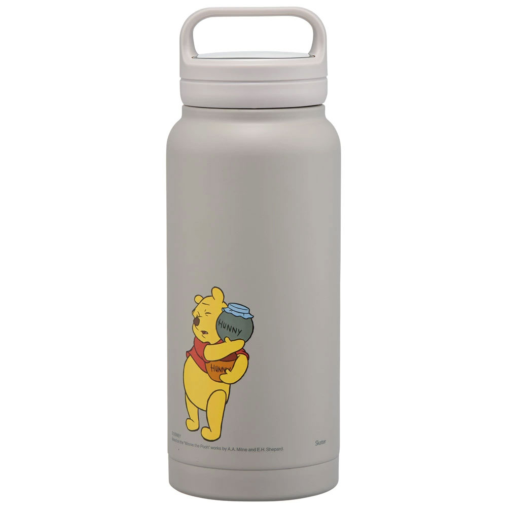 ステンレス マグボトル おすすめ 水筒 800ml 保温 保冷 skater 保温保冷 直飲み キャンプ スケーター STSC8 くまのプーさん プーさん Pooh ファニーフェイス