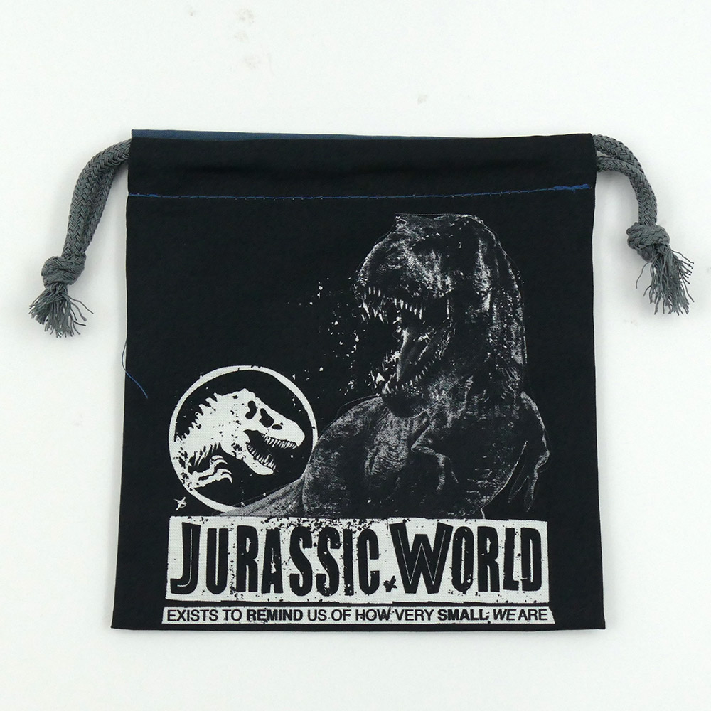 スケーター キャラクター ミステリーボックス巾着 単品 Mサイズ KBB21 skater ジュラシックワールド 恐竜 JW 男の子 男子【ブラインド ランチ巾着 ランダム お楽しみ サプライズ】