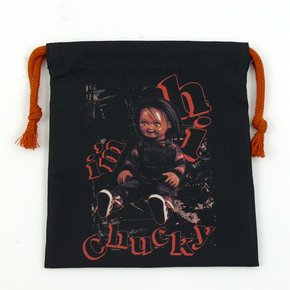 スケーター キャラクター ミステリーボックス巾着 単品 Mサイズ KBB21 skater チャッキー Chucky グッズ【ブラインド ランチ巾着 ランダム お楽しみ サプライズ】
