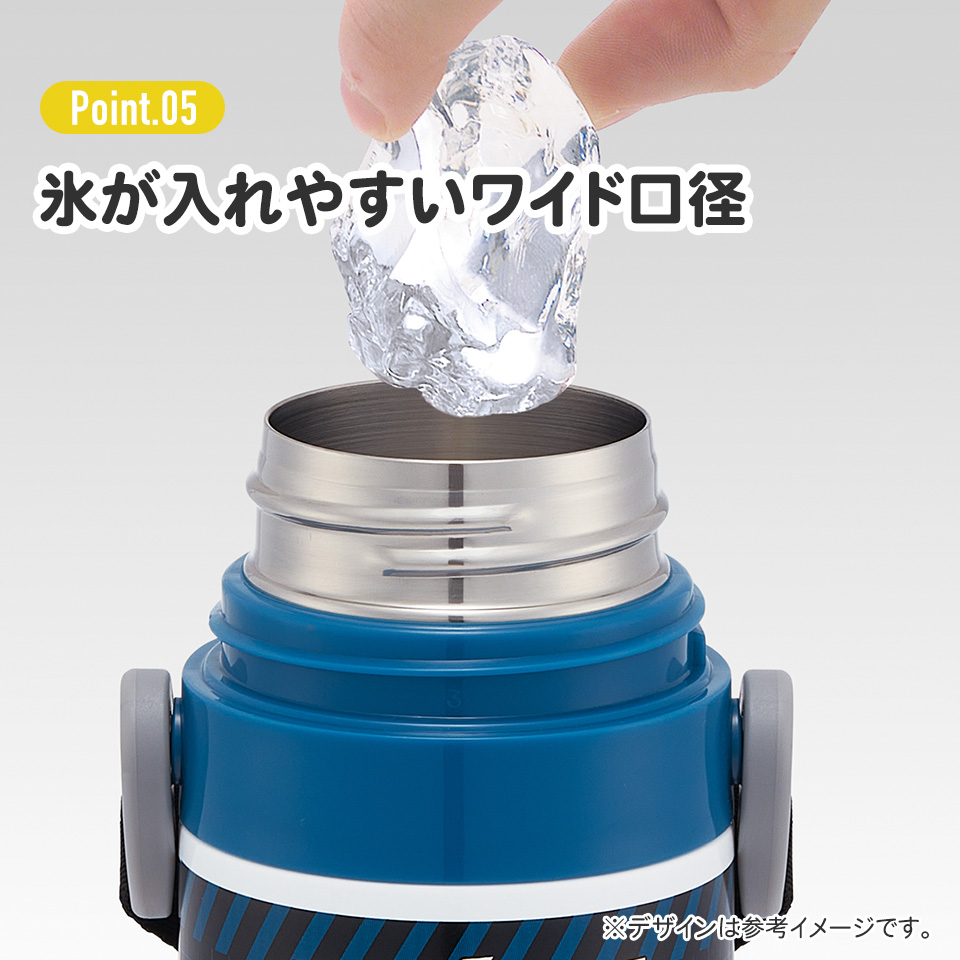 【送料無料】超軽量 直飲み コップ飲み兼用 2WAYステンレスボトル 470ml/430ml ポケットモンスター25/SKDC4_4973307696398