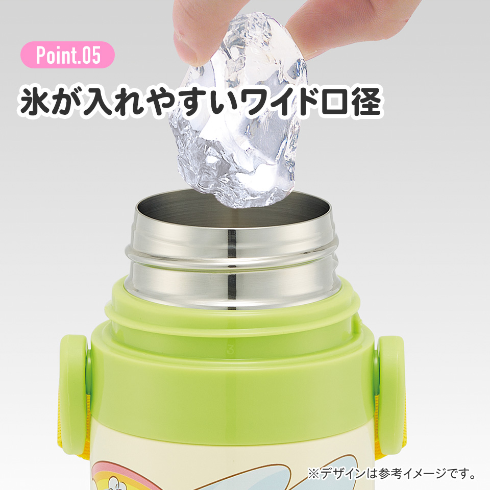 【送料無料】超軽量 直飲み コップ飲み兼用 2WAYステンレスボトル 470ml/430ml 星のカービィ ピクニック/SKDC4_4973307685668