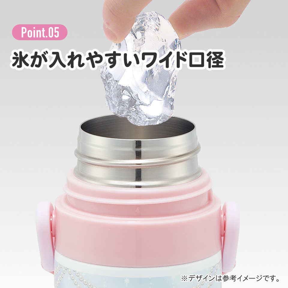 【送料無料】超軽量2WAYステンレスボトル 470ml/430mlリカちゃん２３／SKDC4_4973307648991
