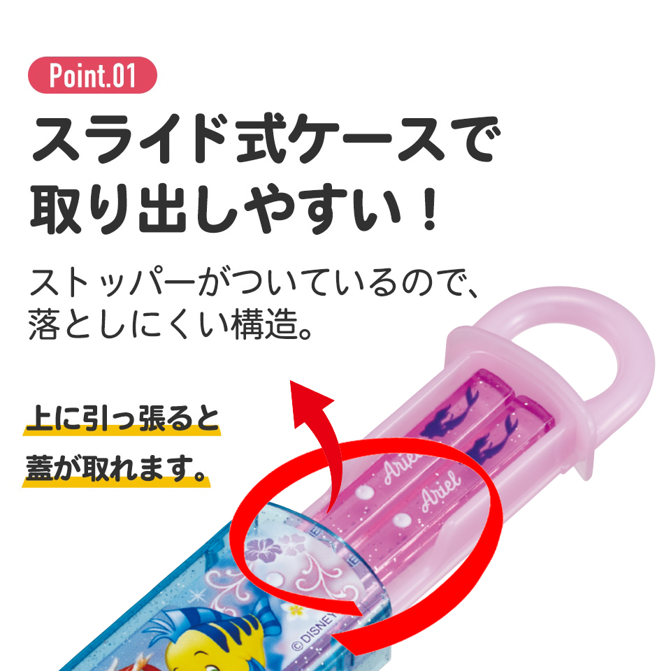 抗菌食洗機対応箸箱セット 箸16.5cm アリエル24/ABS2AMAG_4973307658945