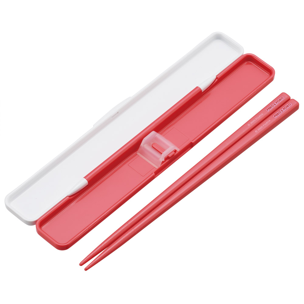 【メール便対象品】 お箸セット 食洗器対応 箸入れ 抗菌 カトラリー お弁当 箸 skater カトラリーセット スケーター ABC3AG ペコちゃん ぺこちゃん peko 女の子 女子 女児