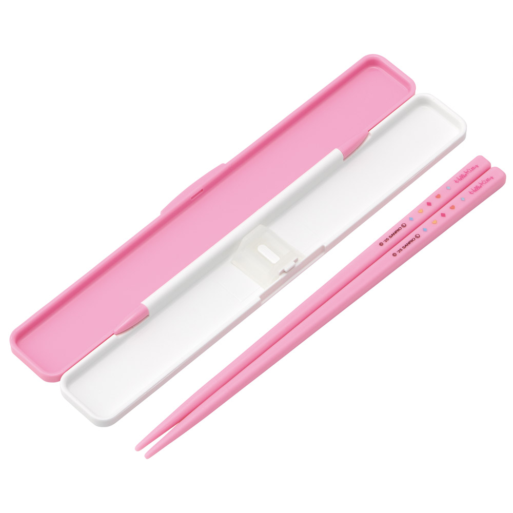 【メール便対象品】 お箸セット 食洗器対応 箸入れ 抗菌 カトラリー お弁当 箸 skater カトラリーセット スケーター ABC3AG キティ ハローキティ カオハナ キティちゃん 女の子