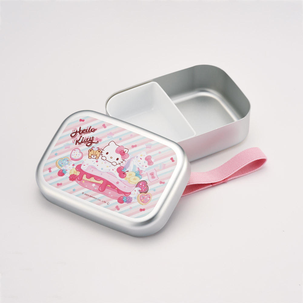 スケーター アルミ 弁当箱 中子 付 子供 370ml ランチベルト 付き 保温庫 対応 skater ALB5NV キティ ハローキティ キティちゃん サンリオ 女の子