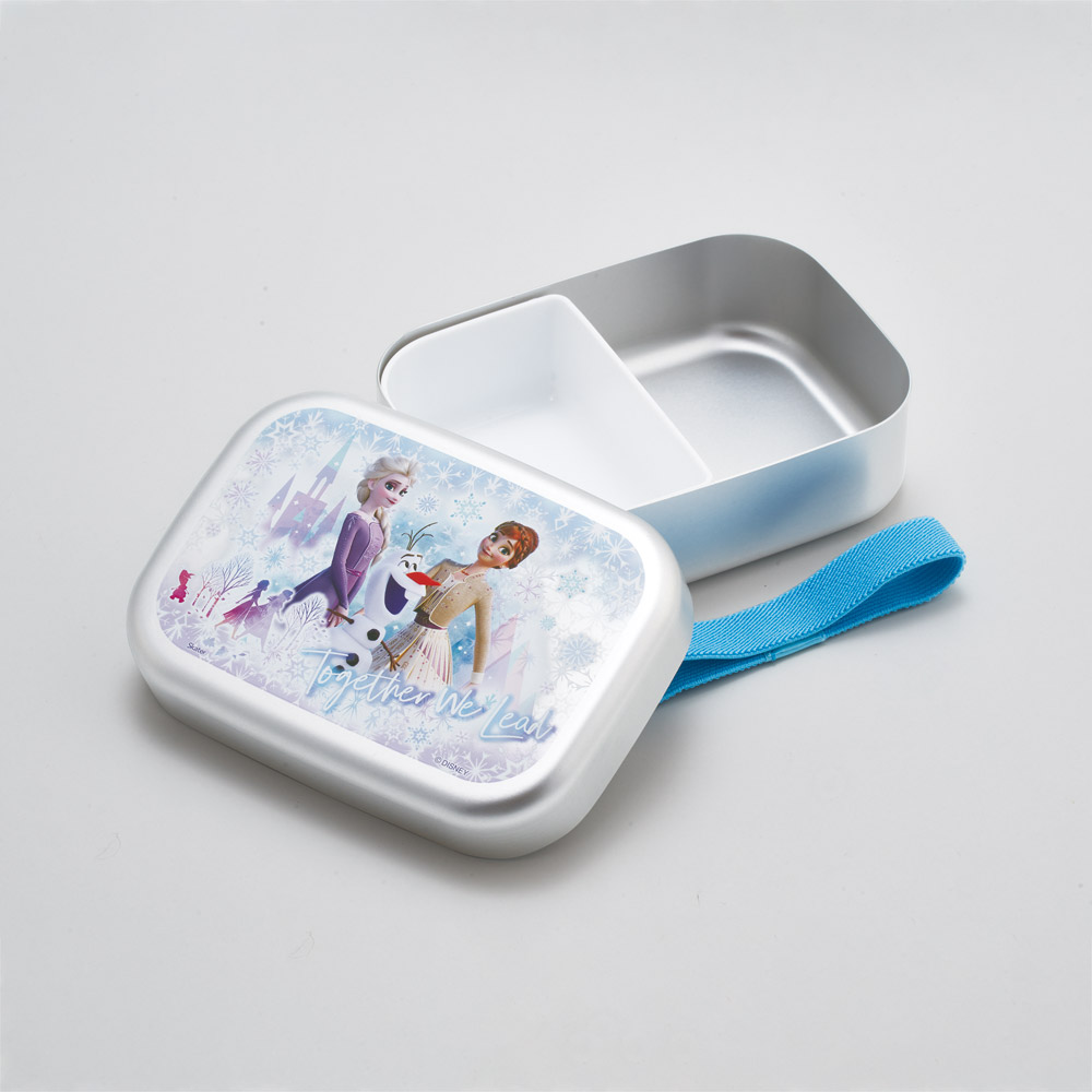 スケーター アルミ 弁当箱 子供 370ml 日本製 ランチベルト 付き 保温庫対応 skater ALB5NV アナと雪の女王 26年 アナ雪 ディズニー 女の子 女子【キャラクター アルミランチボックス キッズ お弁当箱 お弁当 中子付 子ども】