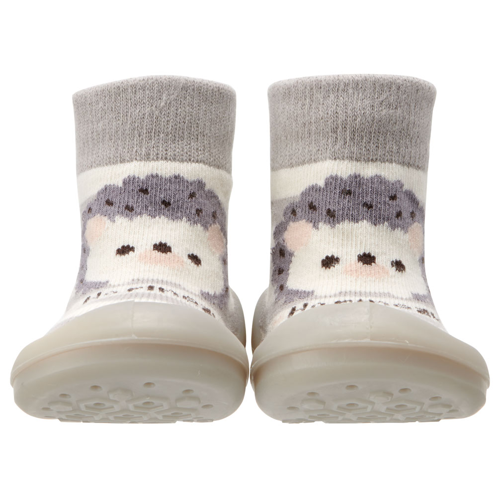 ソックス シューズ ギフトボックス XS 11.3cm ベビー 靴 赤ちゃん BSSHL1G スケーター skater Pompon's ハリネズミ はりねずみ 動物 キャラクター【キャラクター 靴下 くつ クツ ファーストシューズ】
