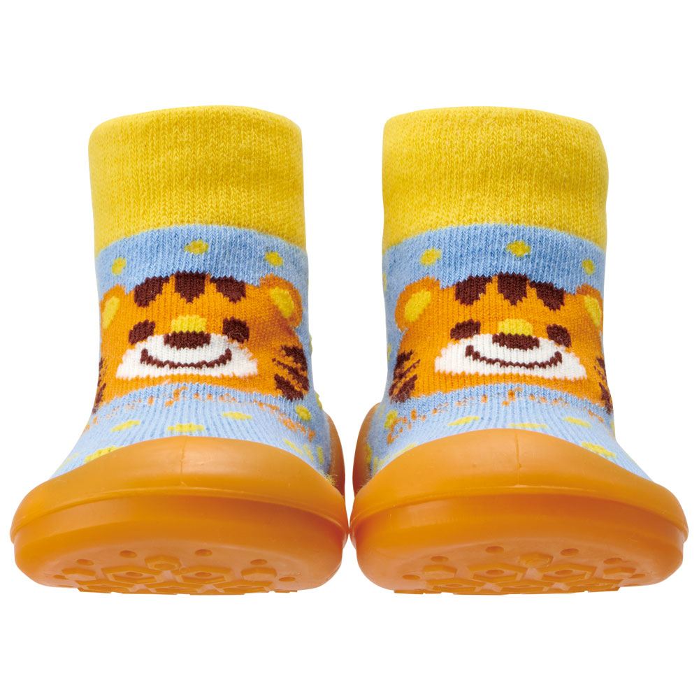ソックス シューズ ギフトボックス XS 11.3cm ベビー 靴 赤ちゃん BSSHL1G スケーター skater トラ とら チアフル タイガー 動物 男の子 男子【キャラクター 靴下 くつ クツ ファーストシューズ】
