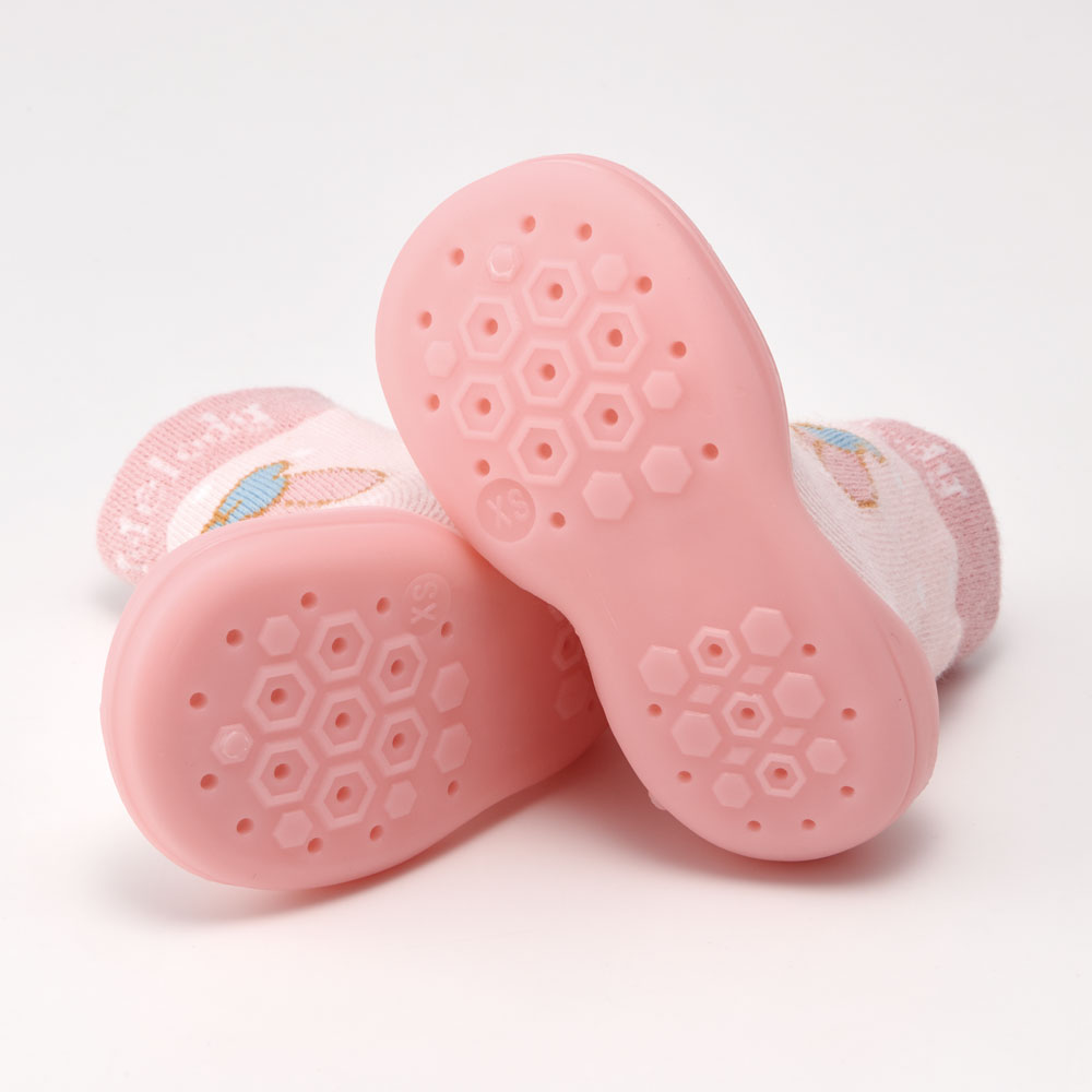 ソックス シューズ XS 11.3cm ベビー ファースト シューズ 靴 赤ちゃん BSSHL1 スケーター skater マイメロディ マイメロ サンリオ 女の子 女子【キャラクター 靴下 くつ クツ ファーストシューズ 室内履き ベビーシューズ 子供】
