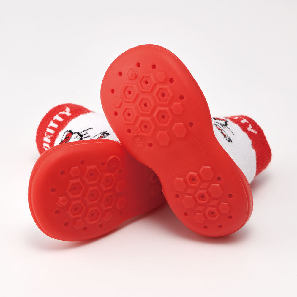 ソックス シューズ S 11.9cm ベビー ファースト シューズ 靴 赤ちゃん BSSHL2 スケーター skater キティ ハローキティ キティちゃん 女の子【キャラクター 靴下 くつ クツ ファーストシューズ 室内履き ベビーシューズ 子供】