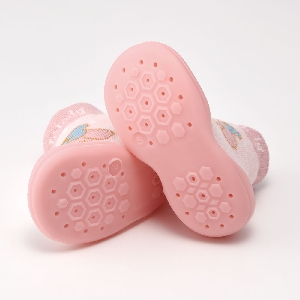 ソックス シューズ S 11.9cm ベビー ファースト シューズ 靴 赤ちゃん BSSHL2 スケーター skater マイメロディ マイメロ サンリオ 女の子 女子【キャラクター 靴下 くつ クツ ファーストシューズ 室内履き ベビーシューズ 子供】