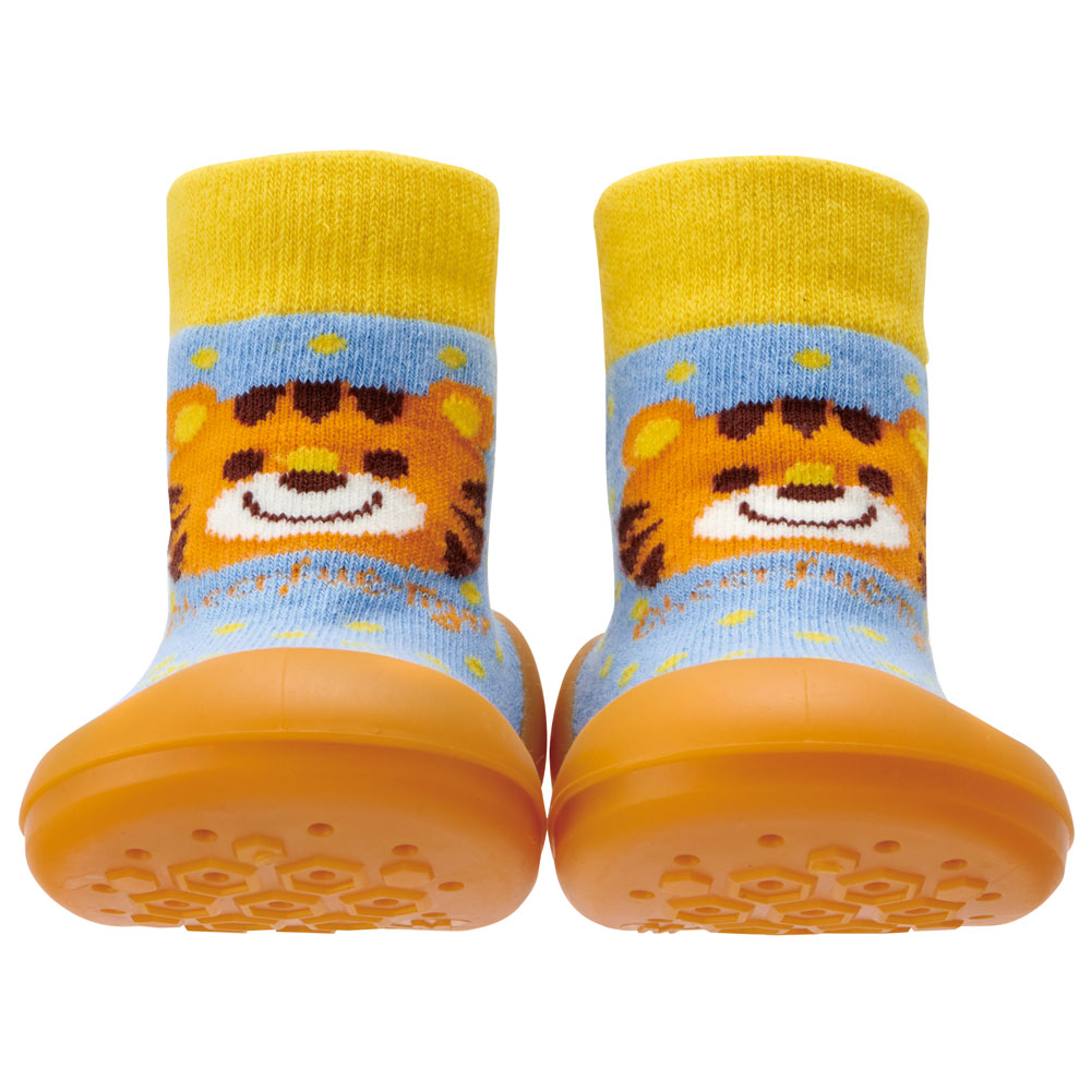 ソックス シューズ ギフトボックス M 12.6cm ベビー 靴 赤ちゃん BSSHL3G スケーター skater トラ とら チアフル タイガー 動物 男の子 男子【キャラクター 靴下 くつ クツ ファーストシューズ】