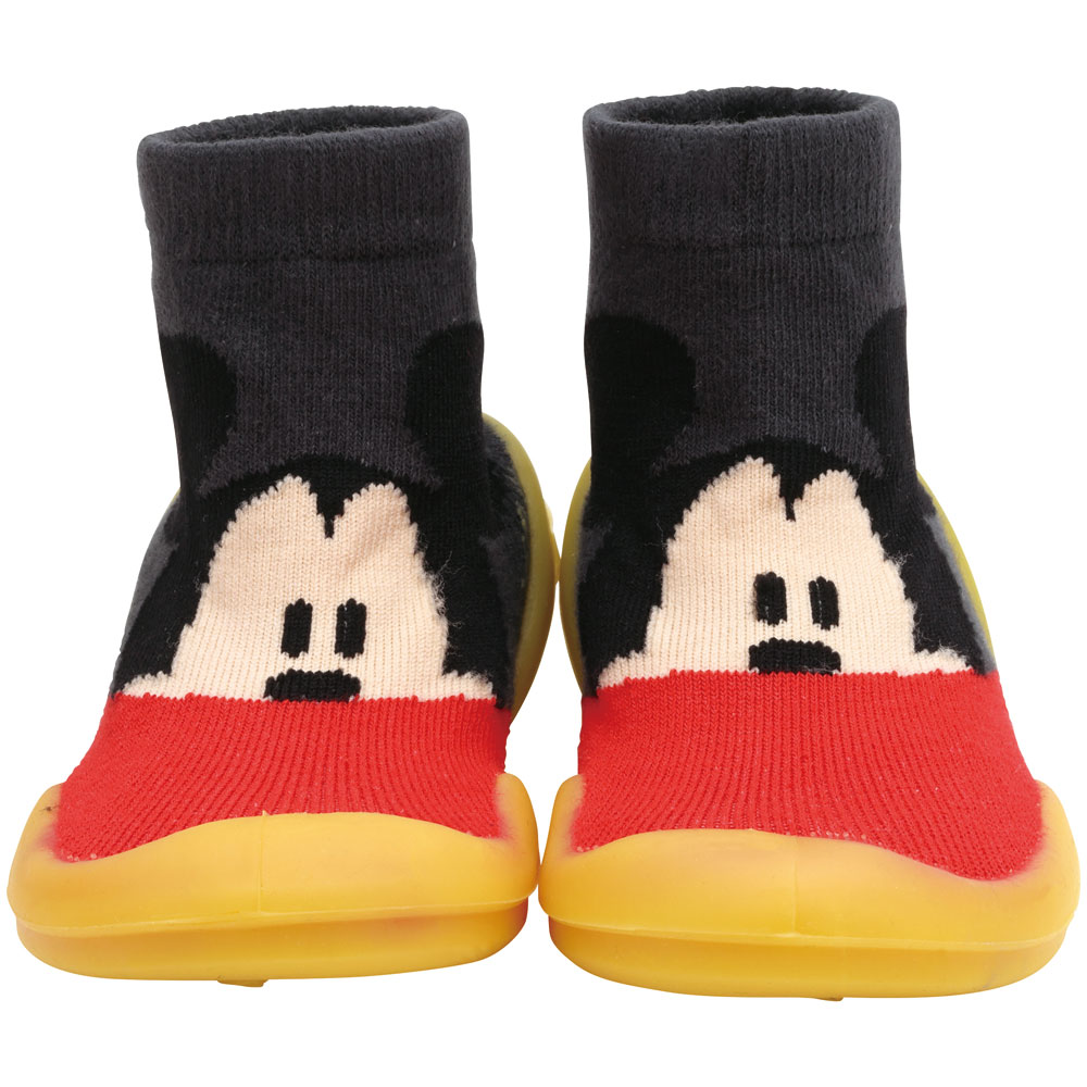 ソックス シューズ ギフトボックス L 13.3cm ベビー 靴 赤ちゃん BSSHL4G スケーター skater ミッキーマウス ミッキー Mickey 男の子 女の子【キャラクター 靴下 くつ クツ ファーストシューズ】