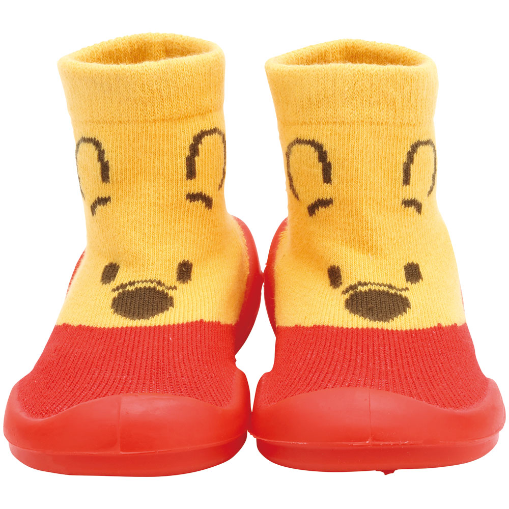 ソックス シューズ ギフトボックス L 13.3cm ベビー 靴 赤ちゃん BSSHL4G スケーター skater くまのプーさん プーさん Pooh 男の子 女の子【キャラクター 靴下 くつ クツ ファーストシューズ】