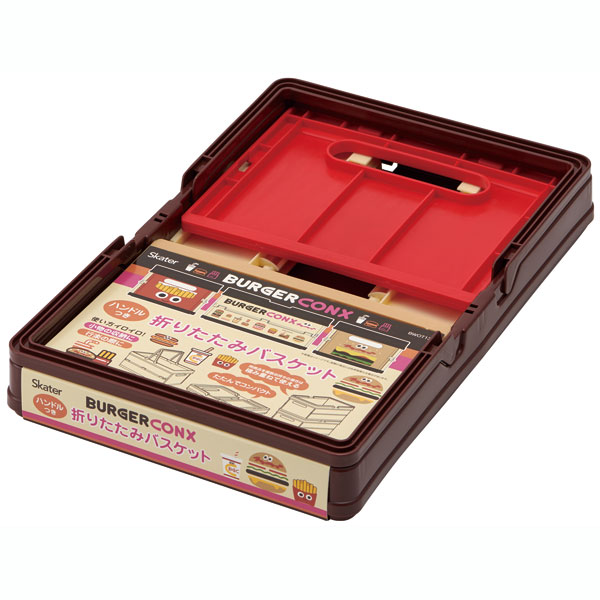 【送料無料】折りたたみ収納ボックス バーガーコンクスミックス/BWOT13_4973307528668/スケーター