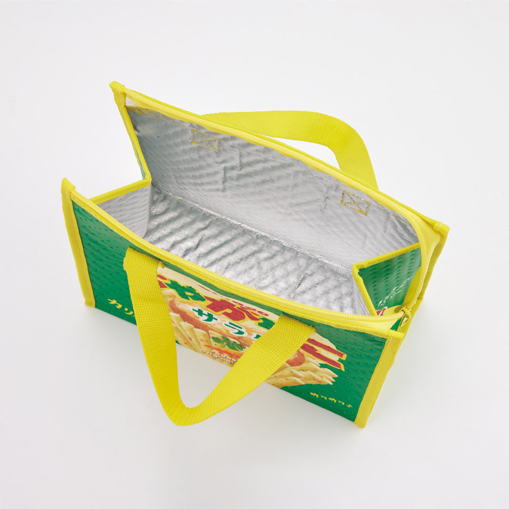 保冷バッグ 保冷 ランチバッグ 弁当 保冷バック 大きめ 不織布 バッグ お弁当 子供 skater FBC1 スケーター じゃがりこサラダ お菓子 パッケージ カルビー