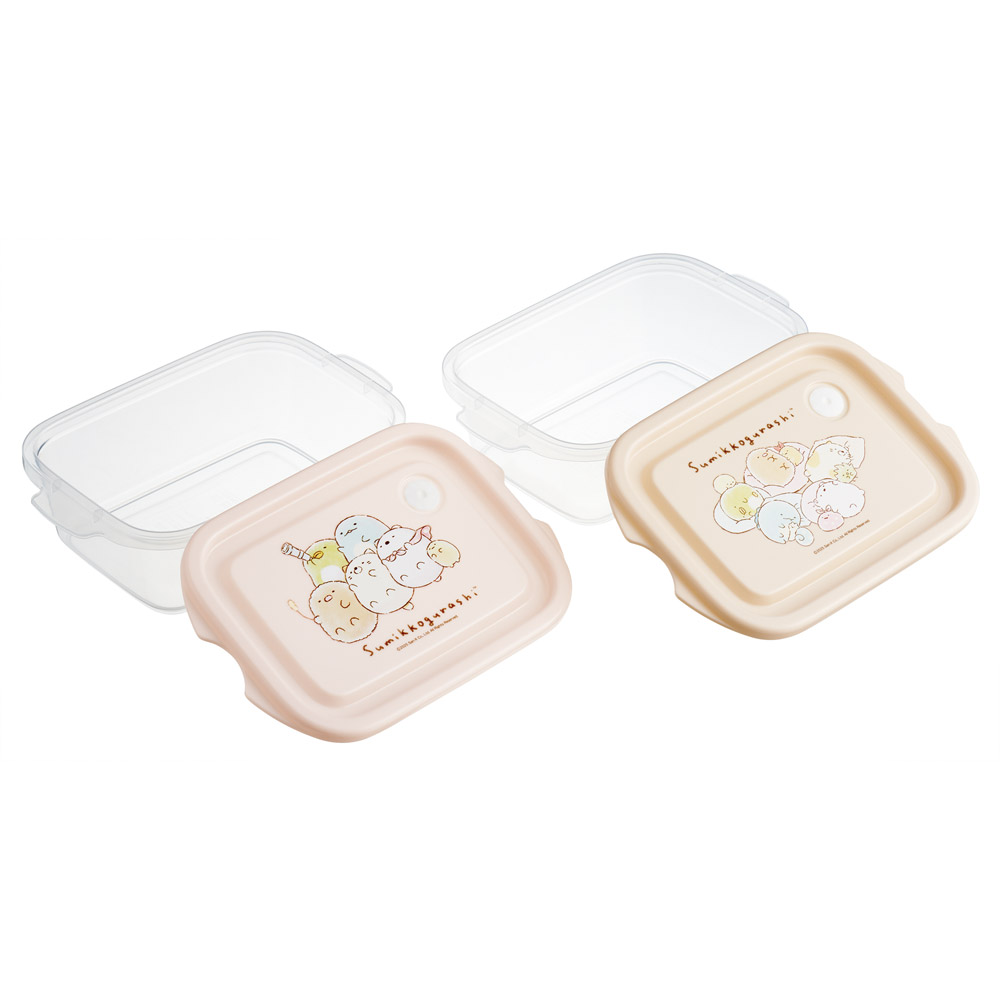 スケーター 保存容器 弁当箱 フードコンテナ シールボックス 2個セット 500ml プラスチックskater FCN2W すみっコぐらし すみっこ ぐらし 女の子 女子【おしゃれ 食品保存 食材保存 シンプル お弁当 ランチボックス】