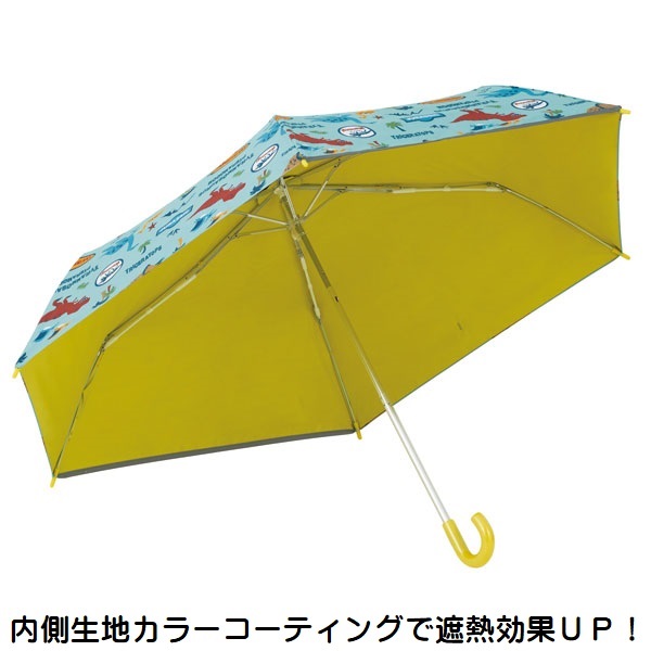 【送料無料】日傘 晴雨兼用傘 キッズ 傘 uvカット 軽量 遮熱 晴雨兼用 折りたたみ 晴雨 子供用 50cm スケーター UBOTSR1 【 レイン】