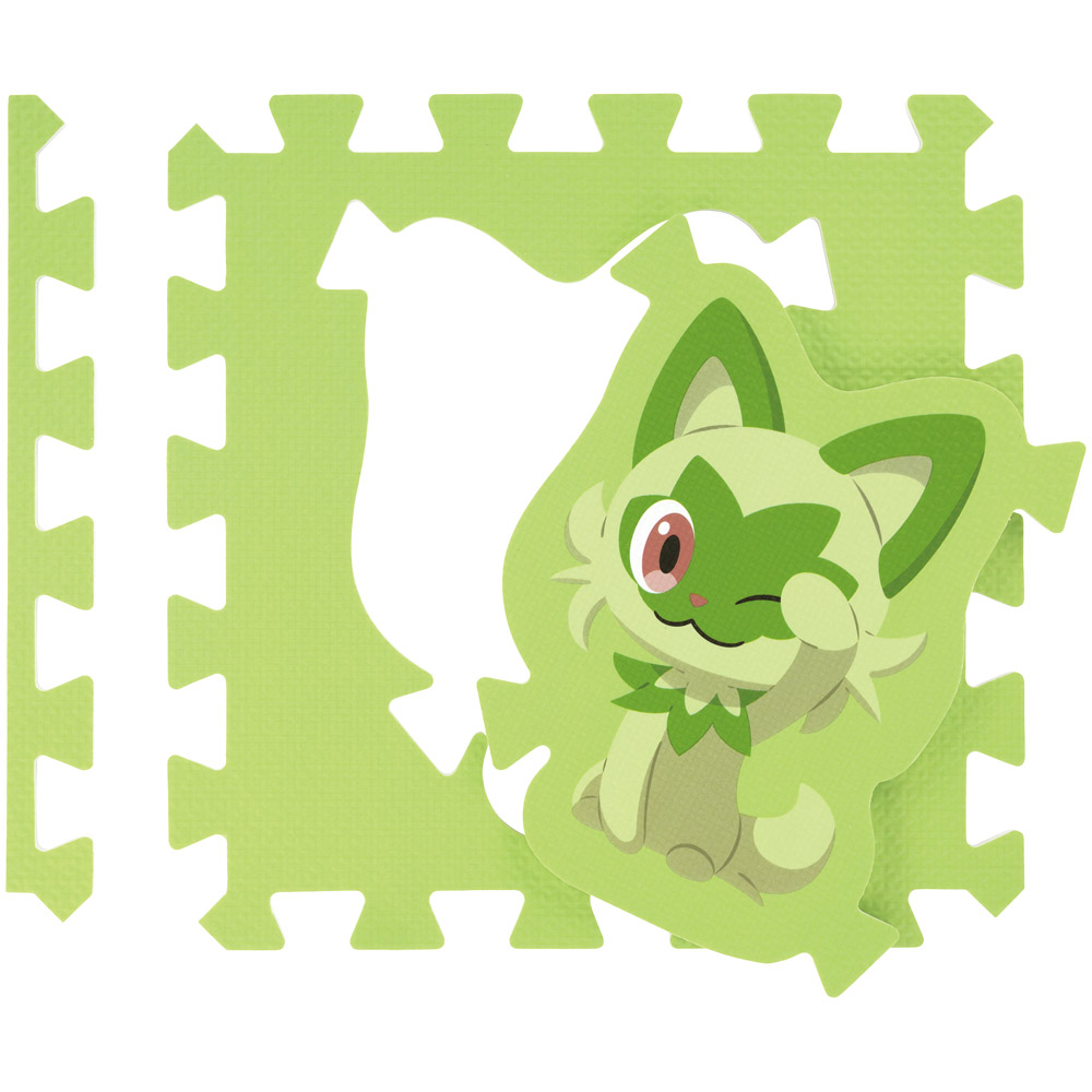 スケーターパズルマット キャラクター コーナー ジョイント パズル キッズ マット 子供 skater IPZM1 ポケットモンスター (C) ポケモン ニャオハ パモ ゲンガー【ジョイントマット プレイマット フロアマット かわいい】