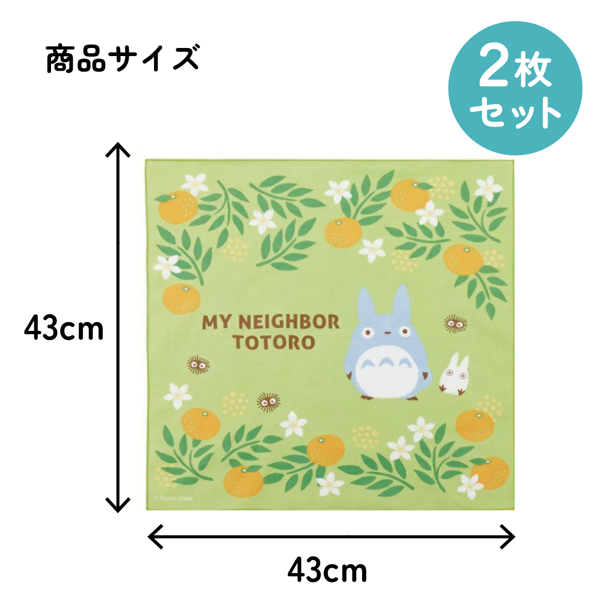 ランチクロス 2枚セット となりのトトロ／KB4WN_4973307661730