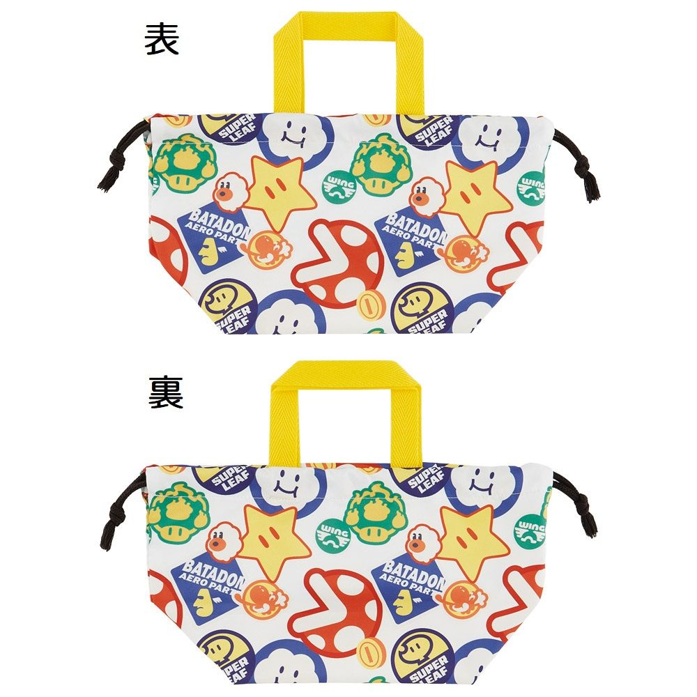 スケーター お弁当袋 幼稚園 キャラクター ランチ巾着 巾着袋 日本製 小学生 きんちゃく袋 skater KB7SN マリオカートワールド マリオ MARIO 男の子 男子 男児【子供 お弁当入れ お弁当箱入れ お弁当巾着袋 マチ付き】