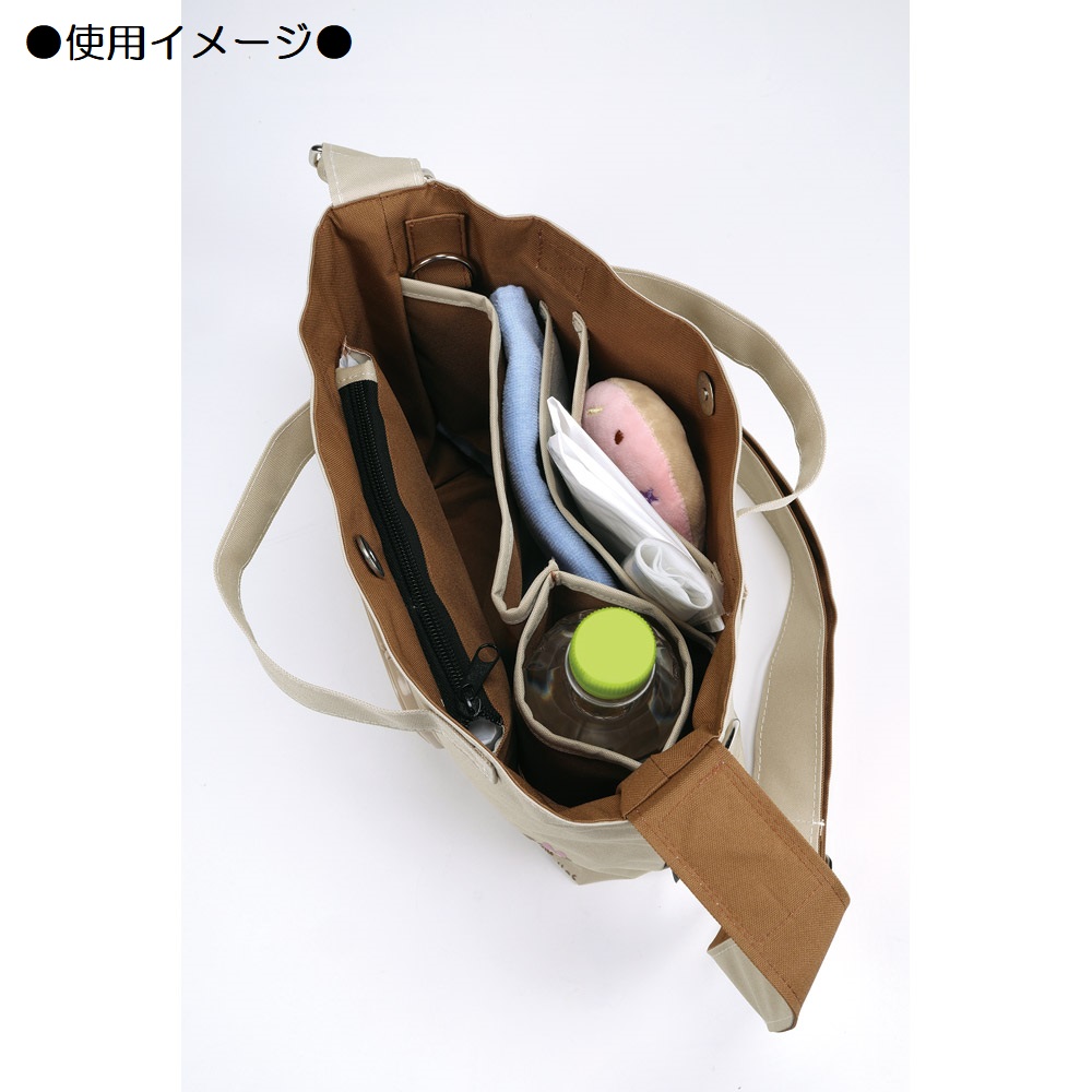 ポケット 付き お散歩 バッグ ランチバッグ バック ランチバック ミニトート skater KBOS1 スケーター ミッキー&ミニー ミッキーマウス ミニーマウス Mickey【弁当箱バッグ お弁当バッグ カバン かばん おしゃれ お出かけ】
